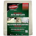 Dynamic Paint Products Dynamic 4' x 15' 1.22m x 4.58m 10 oz. Heavy Weight Butyl Drop Cloth 02070